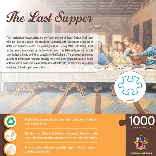 1000 Piece Jigsaw Puzzle - The Last Supper | MasterPieces