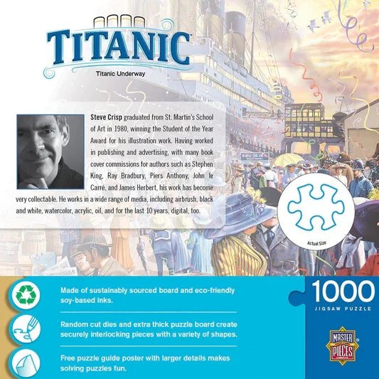 1000 Piece Jigsaw Puzzle - Titanic-Titanic Underway | MasterPieces