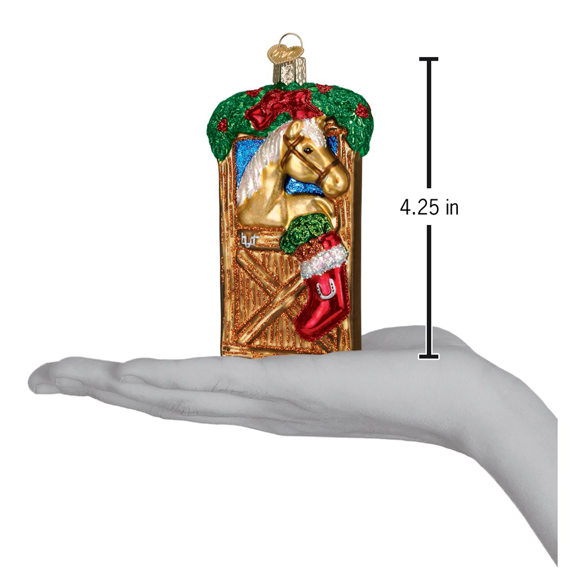 Horse In Stall Ornament