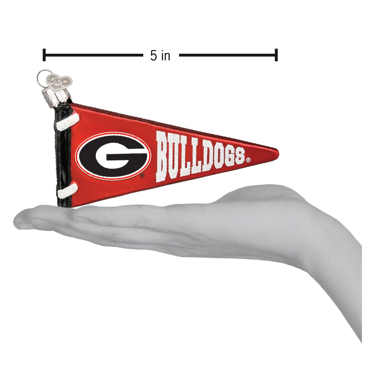 Georgia Pennant Ornament