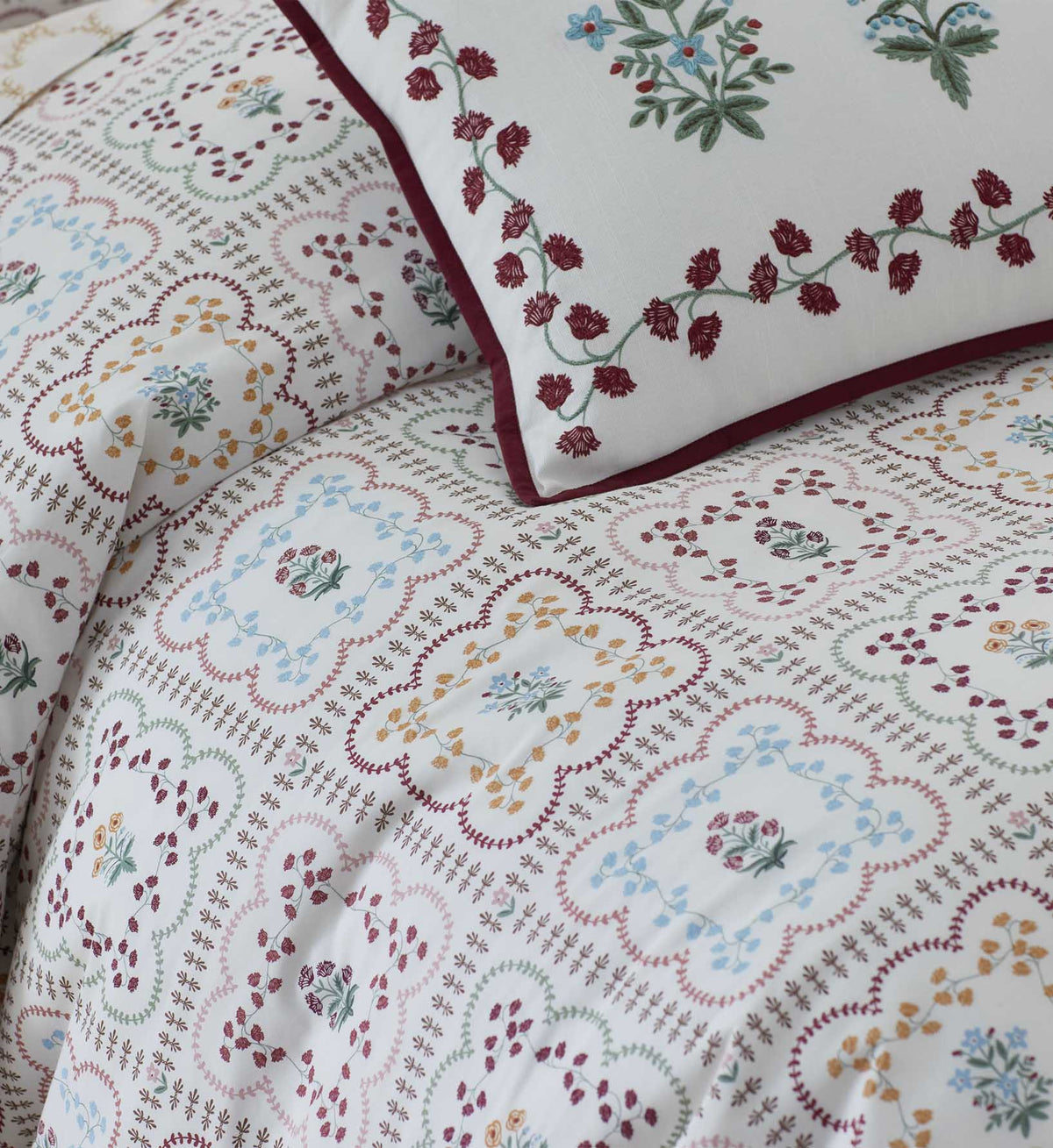 Percale Duvet Cover - Lottie