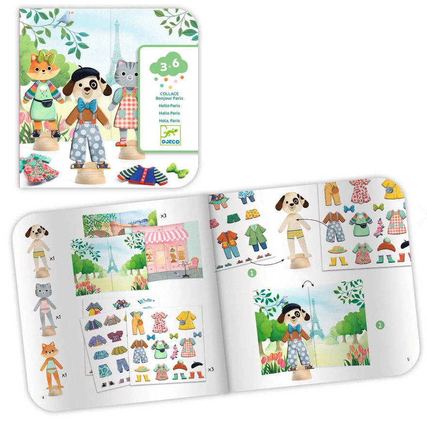 Bonjour Paris Collage Craft Kit