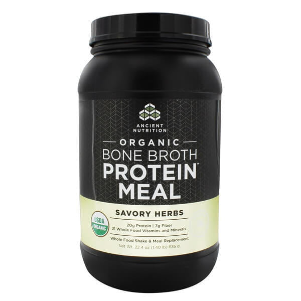 Ancient Nutrition Organic Bone Broth Protein Meal 15 Servings