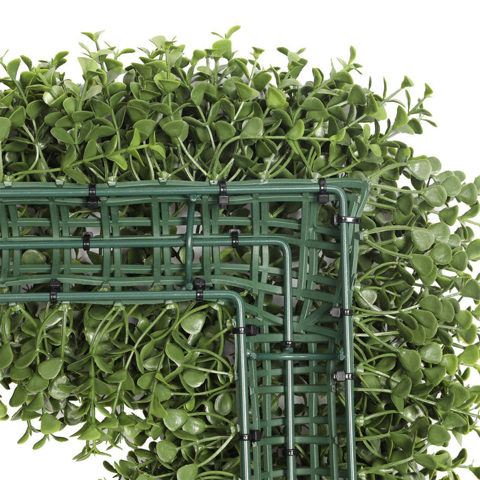 Boxwood UV Square Wreath