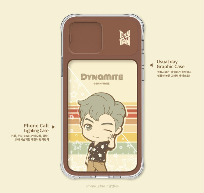 BTS Official TinyTAN Dynamite 2D Light up Case (iPhone andan Galaxy)