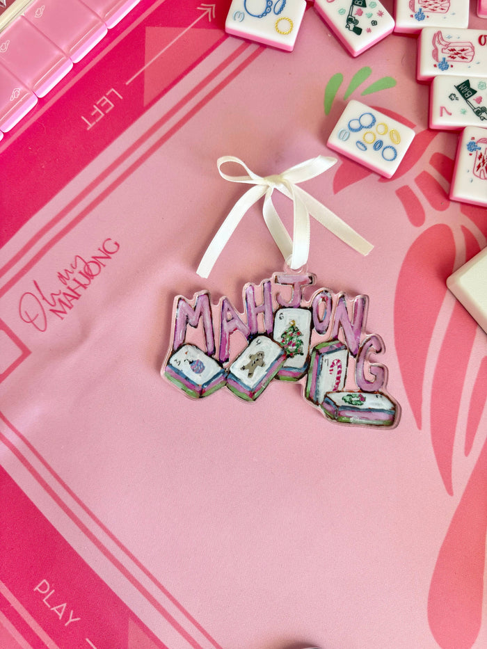 Chelsea McShane Art - "Mahjong Christmas" ornament