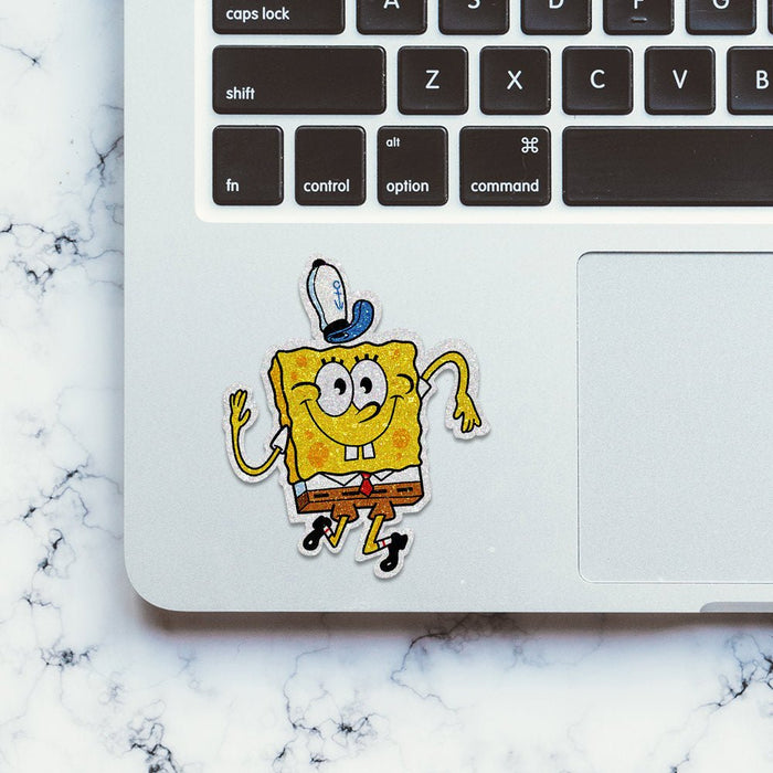 Fry Cook Glitter Sticker - Glitter Stickers | STICK IT UP