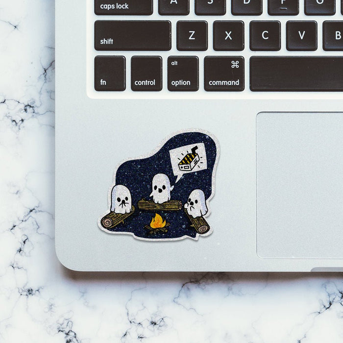Ghost Glitter Sticker - Glitter Stickers | STICK IT UP