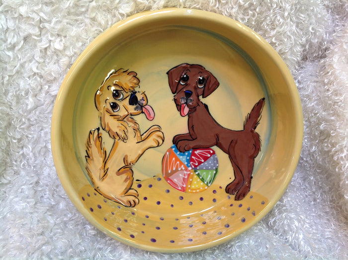 Golden Retriever Dog Bowl