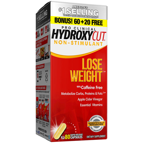 Hydroxycut Pro Clinical Non-Stim 80 Capsules