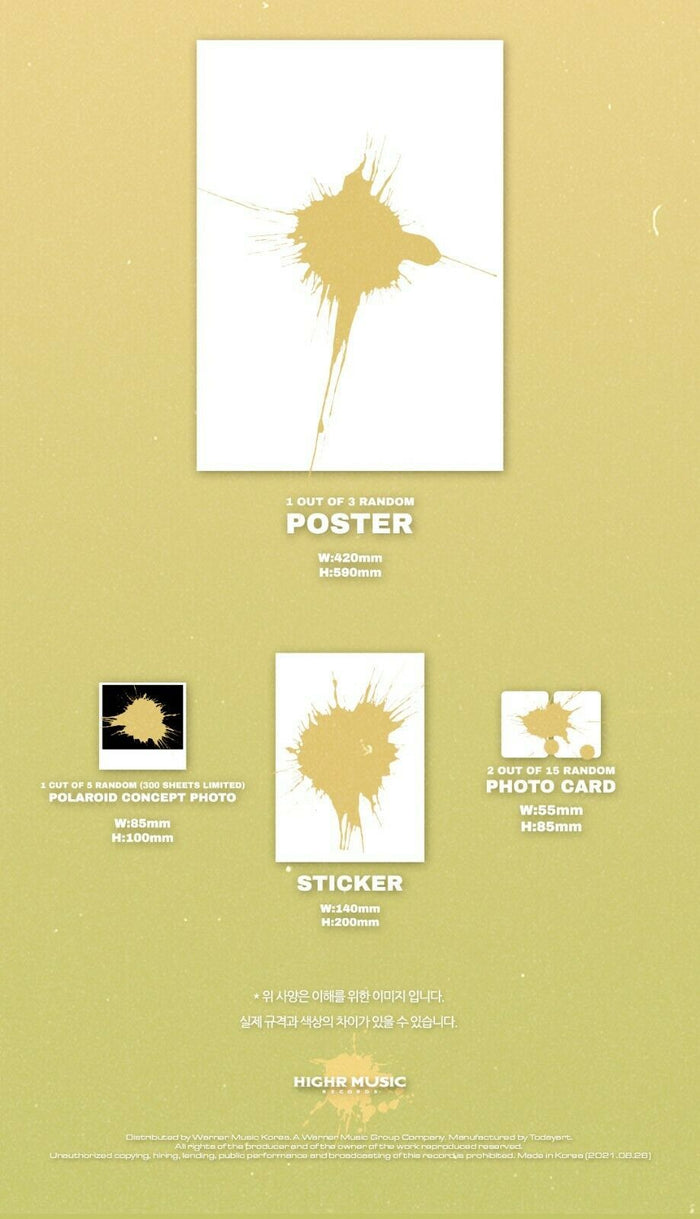 JAY B GOT7 JB - JAY B 1st EP Album