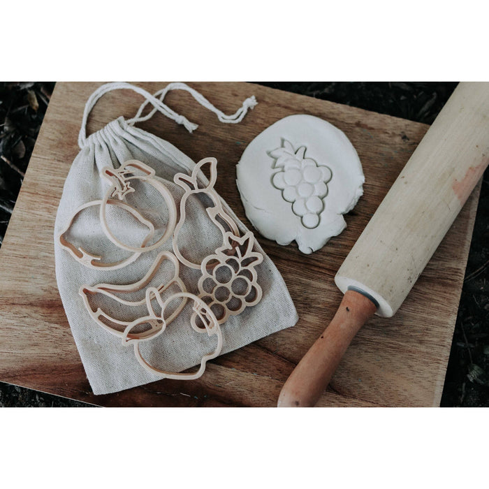 Kinfolk Pantry - Mini Fruit playdough Eco Cutter Set