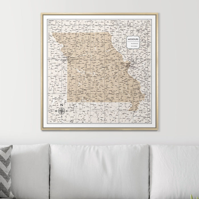 32" x 32" / Standard / Natural Oak