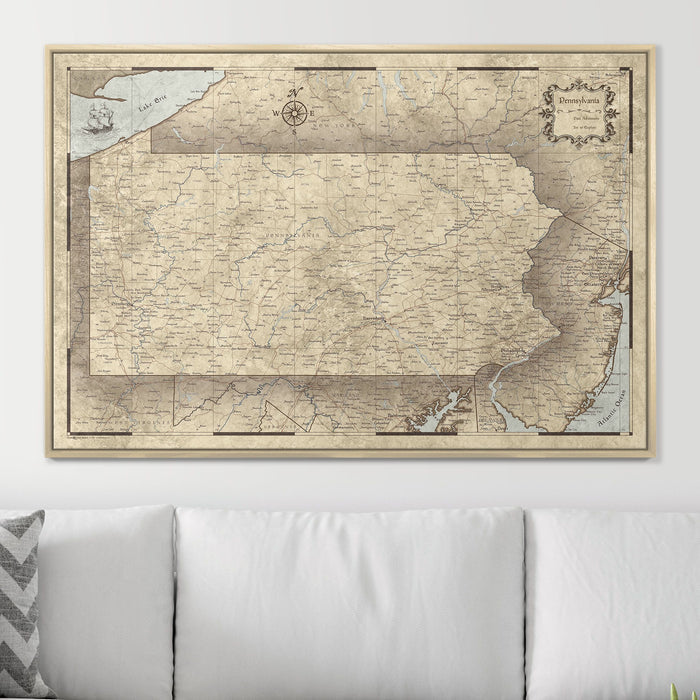 48" x 32" / Standard / Natural Oak