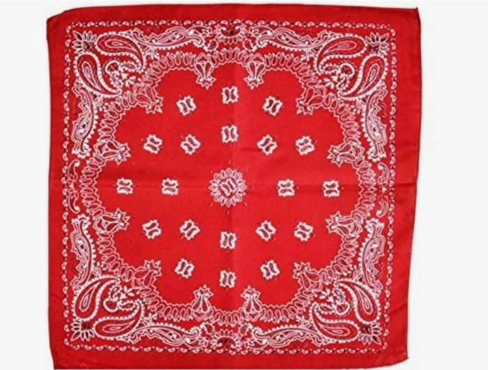 Red Cowboy Western Bandana