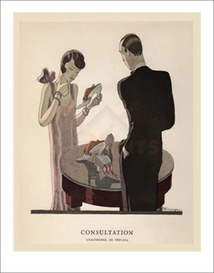 Shoes: Consultation - VINTAGEARTREPRINTS.COM