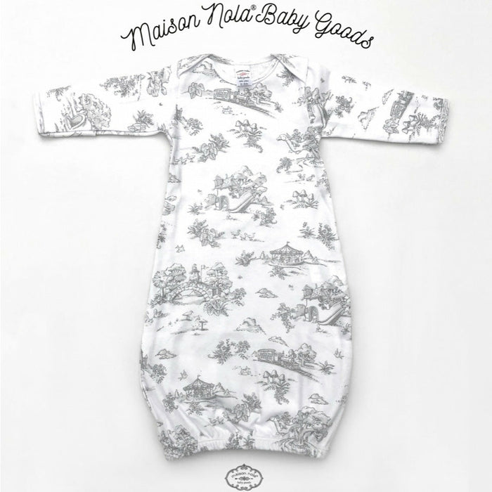 Storyland Toile Baby Gown