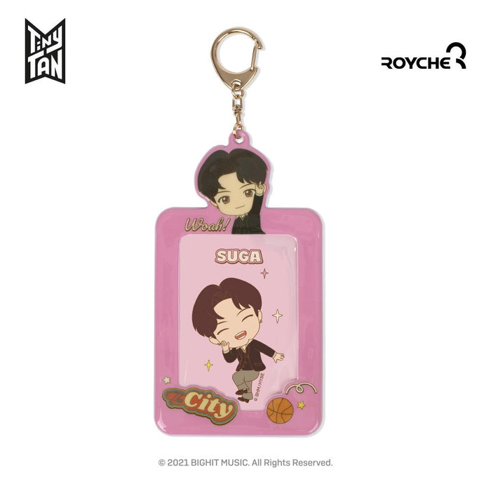 TinyTAN Official Dynamite Photocard Case Key Holder