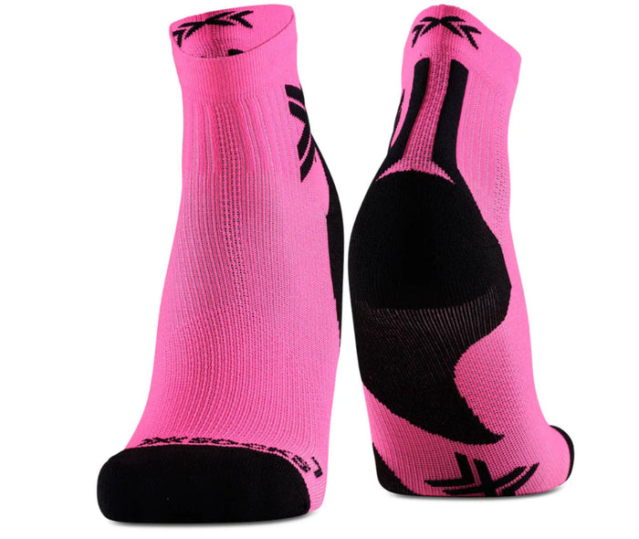 X-BIONIC RUN DISCOVER CREW FLUO PINK X BLACK