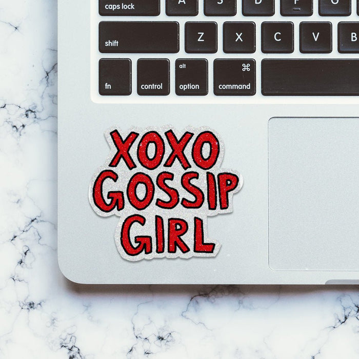 Xoxo Girl Glitter Sticker - Glitter Stickers | STICK IT UP