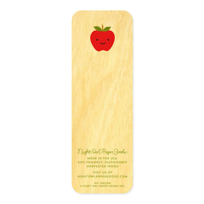 Apples Bookmark Thank You Card