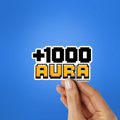 1000 AURA Sticker - Stickers | STICK IT UP