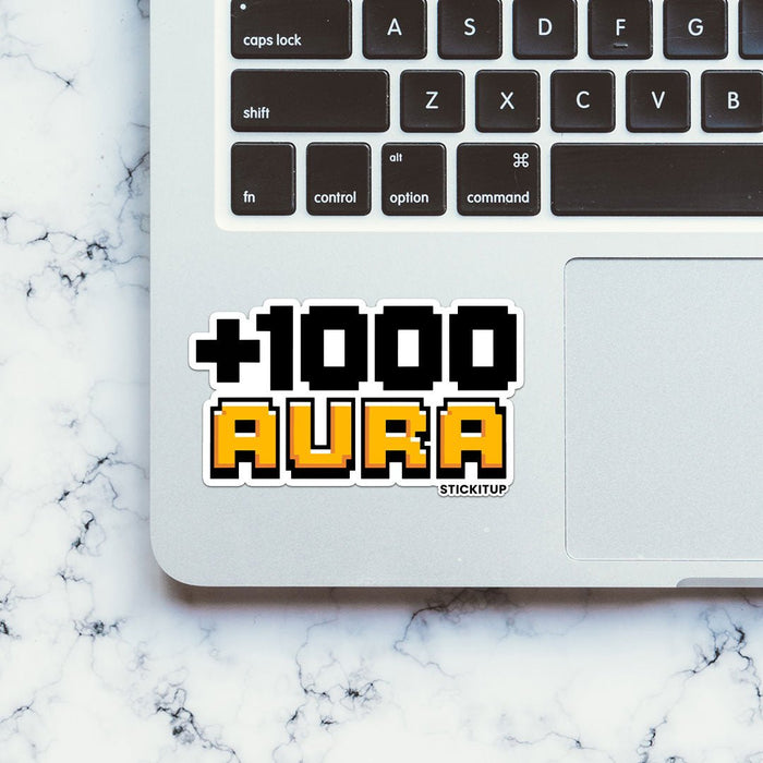 1000 AURA Sticker - Stickers | STICK IT UP