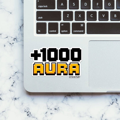1000 AURA Sticker - Stickers | STICK IT UP