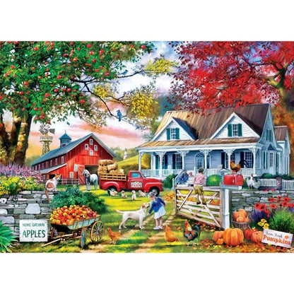 1000 Piece Jigsaw Puzzle - Art Gallery- Apple Tree Farm | MasterPieces
