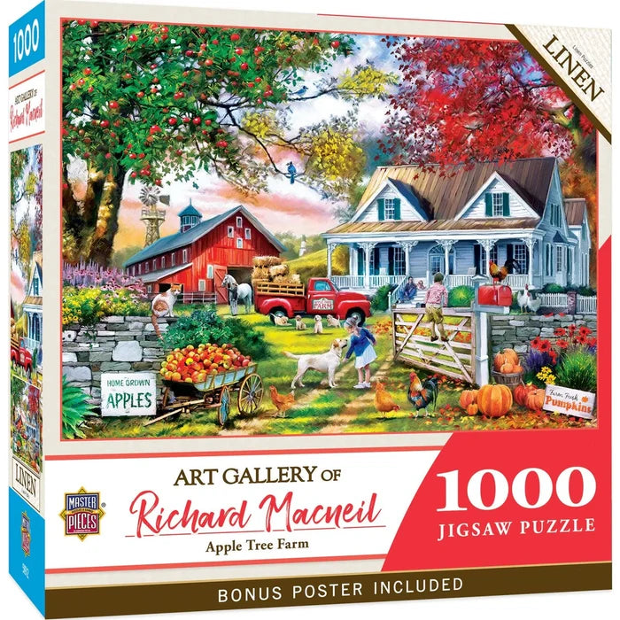 1000 Piece Jigsaw Puzzle - Art Gallery- Apple Tree Farm | MasterPieces