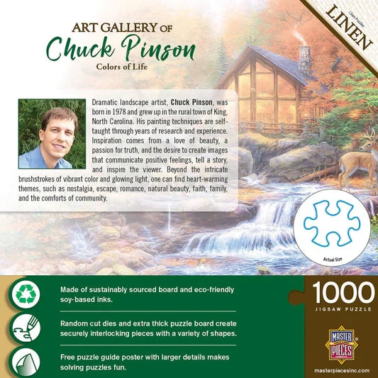 back of box image for masterpieces puzzle colors of life