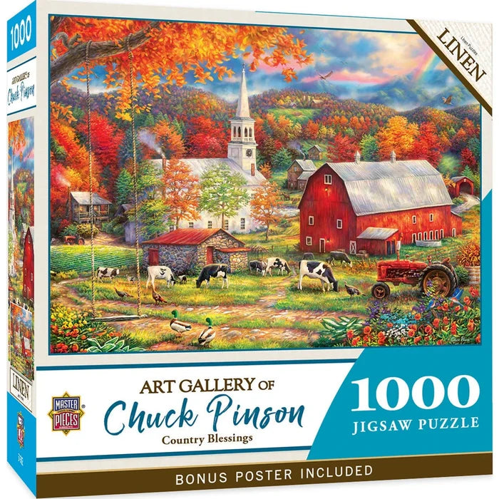 1000 Piece Jigsaw Puzzle - Art Gallery- Country Blessings | MasterPieces
