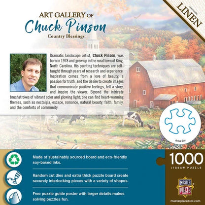 1000 Piece Jigsaw Puzzle - Art Gallery- Country Blessings | MasterPieces
