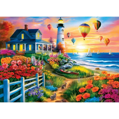 1000 Piece Jigsaw Puzzle - Art Gallery- Daybreak Balloons | MasterPieces