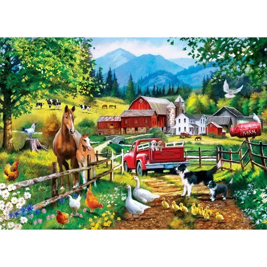 1000 Piece Jigsaw Puzzle - Art Gallery of Richard Macneil: White Dove Farm | MasterPieces