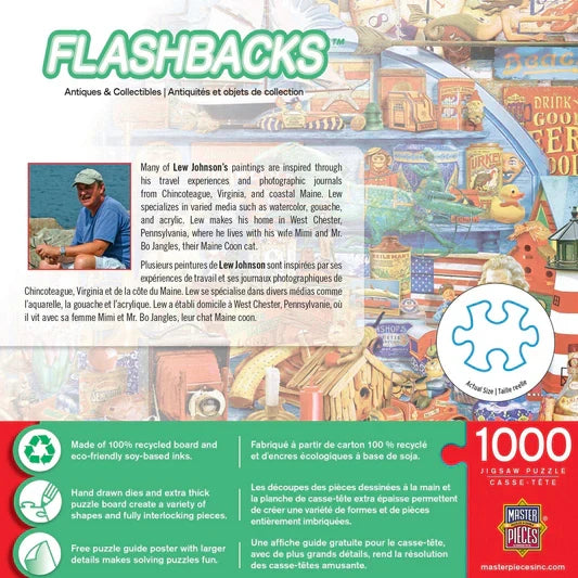 1000 Piece Jigsaw Puzzle - Flashbacks- Antiques & Collectibles | MasterPieces