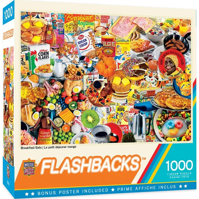 1000 Piece Jigsaw Puzzle - Flashbacks- Breakfast Eats | MasterPieces