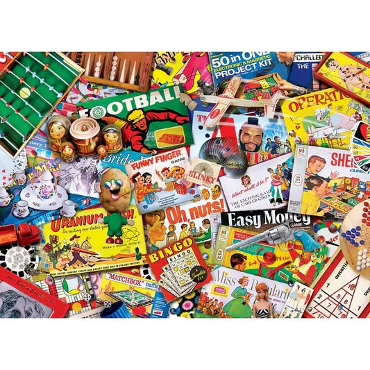 1000 Piece Jigsaw Puzzle - Flashbacks- Family Game Night | MasterPieces