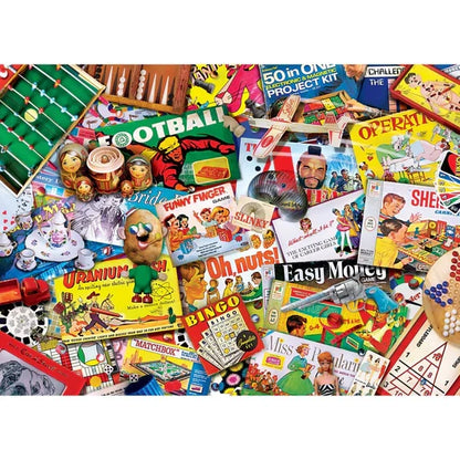 1000 Piece Jigsaw Puzzle - Flashbacks- Family Game Night | MasterPieces