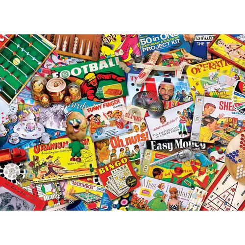 1000 Piece Jigsaw Puzzle - Flashbacks- Family Game Night | MasterPieces