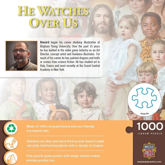 1000 Piece Jigsaw Puzzle - He Watches Over Us | MasterPieces