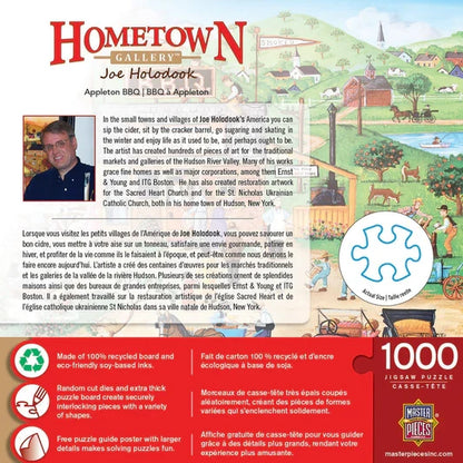 1000 Piece Jigsaw Puzzle - Hometown Gallery- Appleton BBQ | MasterPieces