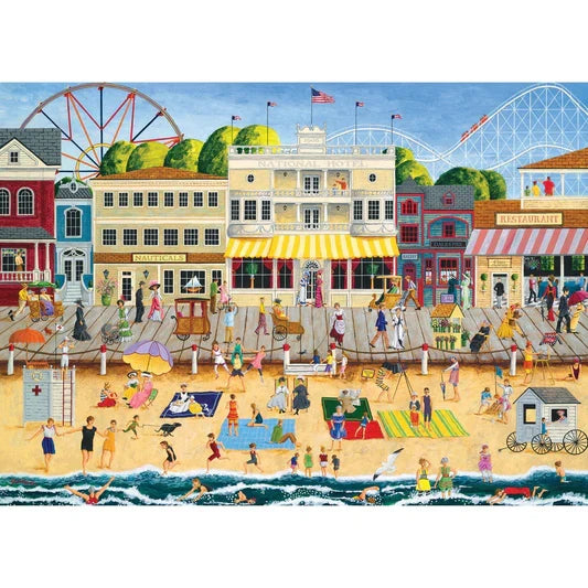 1000 Piece Jigsaw Puzzle - Hometown Gallery- On the Boardwalk | MasterPieces