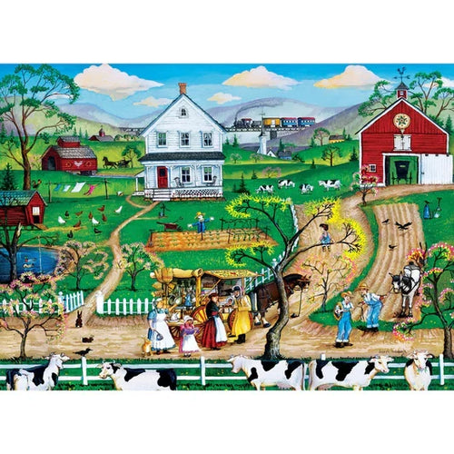1000 Piece Jigsaw Puzzle - Hometown Gallery- The Peddler | MasterPieces