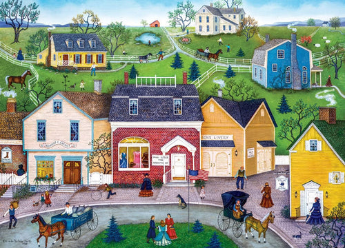 1000 Piece Jigsaw Puzzle - Hometown Gallery: Dress Shop | MasterPieces