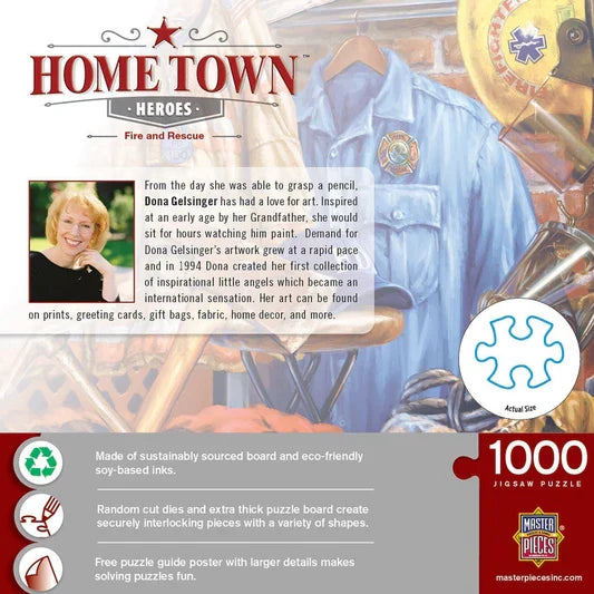 1000 Piece Jigsaw Puzzle - Hometown Heroes- Fire & Rescue | MasterPieces
