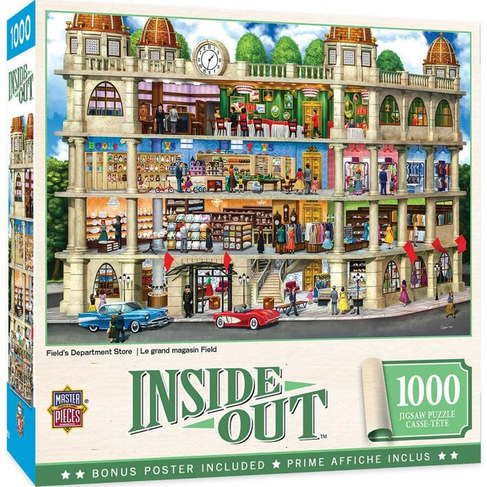 1000 Piece Jigsaw Puzzle - Inside Out- Field's Department Store | MasterPieces