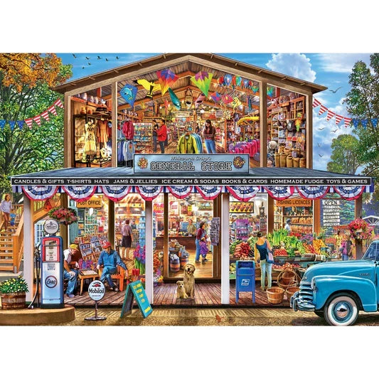 1000 Piece Jigsaw Puzzle - Inside Out- Hometown Market | MasterPieces