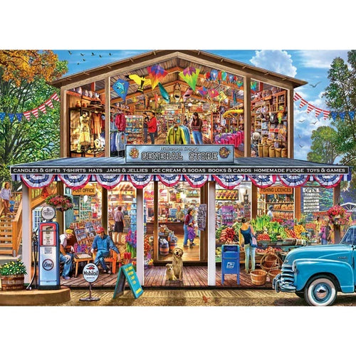 1000 Piece Jigsaw Puzzle - Inside Out- Hometown Market | MasterPieces