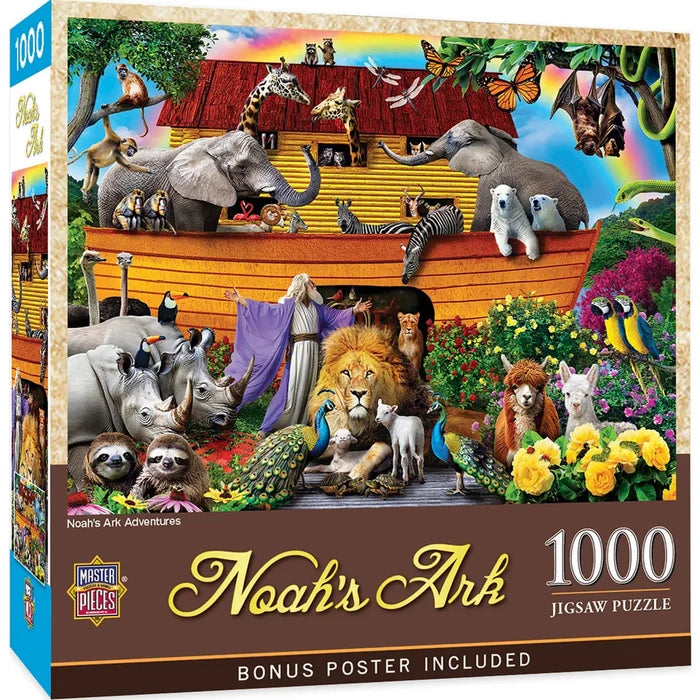 1000 Piece Jigsaw Puzzle - Inspirational- Noah's Ark Adventures | MasterPieces